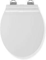 Croydex Michigan Slimline Flexi-Fix White Soft Close Toilet Seat