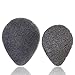 Konjac Sponge All Natural Facial and Body Sponges Perfect for Acne, Blackheads, Pore Cleansing, Sensitive, Dry, Oily Skin, Bamboo Charcoal, 2 Piece
