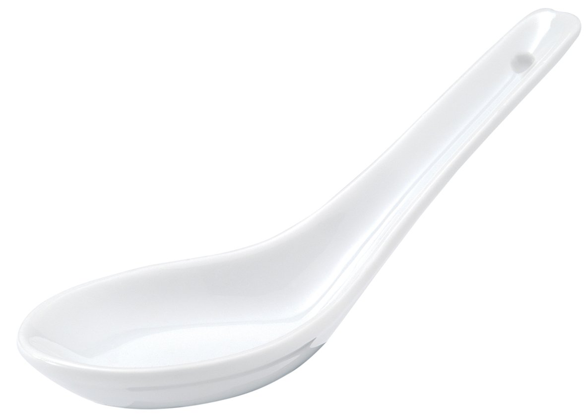 Revol 638963 Chinese Spoon 13 x 4.5 x 4.5 cm Porcelain White Amazon.co
