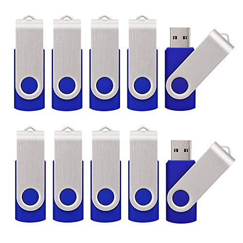 KALSAN 50 Stück 32 GB USB Flah Drives Bulk USB 2.0 32 GB Flash Drive 50 Stück USB Memory Stick 32 GB 50 Stück Blau