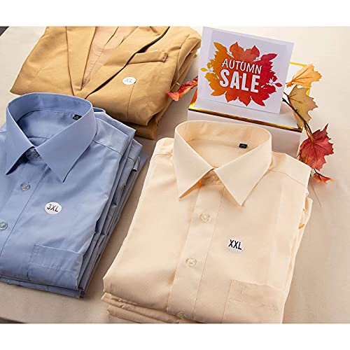 Sizing Stickers 3500Piece Size Labels, Adhesive Apparel Circle