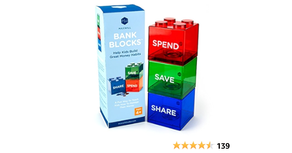 save spend share money box