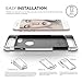 elago iPhone 7 Case [Glide][Jet White/Jet White] - [Multi-Option Case][Military Drop Test Certified][Sophisticated Shock Absorption] - for iPhone 7