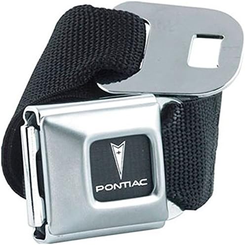 Automobile Company Vintage Ford Nissan Mustang Acura Checy Logo Black Seatbelt Belt Buckle (Pontiac)