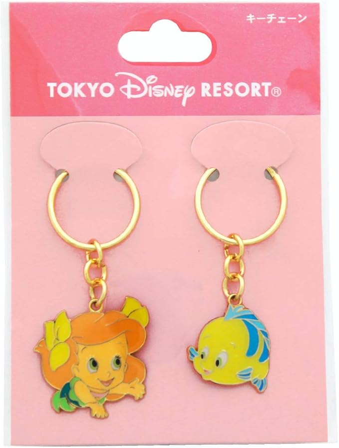 Amazon アリエル フランダー キーチェーン キーホルダー セット リトルマーメイド ディズニーリゾート限定 アニメ 萌えグッズ 通販
