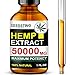 Envisha Hemp Oil for Pain & Stress Relief(1 Pack) - 50000mg of Organic Hemp Seed Extract - Rich in Vitamin & Omega - 100% Natural Hemp Drop - Calm Sleep & Mood Support, Good for Skin, Hair & Nails (2)