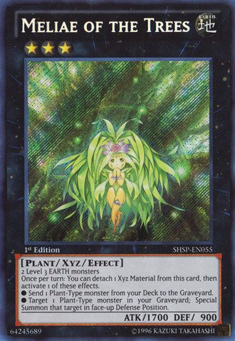 Yu-Gi-Oh! - Meliae of the Trees (SHSP-EN055) - Shadow Specters - 1st Edition - Secret Rare