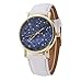 LYMFHCH Constellations Stars Print Unisex Leather Quartz Watch W/ Ryanwayland Gift Pouch - Black