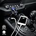 [Upgraded Version] Bluetooth FM Transmitter Audio, Rapidtronic Wireless In-Car Hands-Free Car Kit Radio Adapter Supports TF/Micro SD Card USB Car Charger with 1.44 inch Display for Smartphones -Black