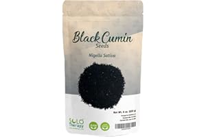 SOLO THERAPY Black Cumin Seeds, 8 oz, Nigella Sativa, 100% Natural, Resealable Bag, Product From India, Packaged in the USA