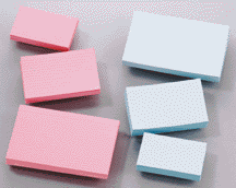 100 Oxford Blue Colored Blank Index Cards 4"x6"