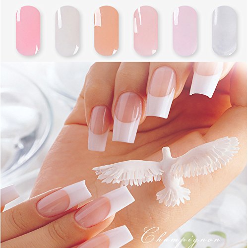 Transer Nail Art UV Gel Builder Tips Nail Soak Off Extension Kit, 30ml (Light Brown) - Thumbnail 3