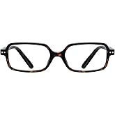 TIJN Magnus Blue Light Blocking Glasses for Women Men,Square Cat Eye Frame Bluelight Glasses for Gaming/Computer/Screen