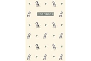 Schnauzer Dog Notebook: Cute Aesthetic Lined Journal for Schnauzer Dog Lovers & Owners