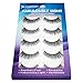 Stephany Natural Multipack 5 Pairs False Eyelashes, Easy to Apply Fake Eyelashes, Reusable Light Weight Eye Lashes (D 01)