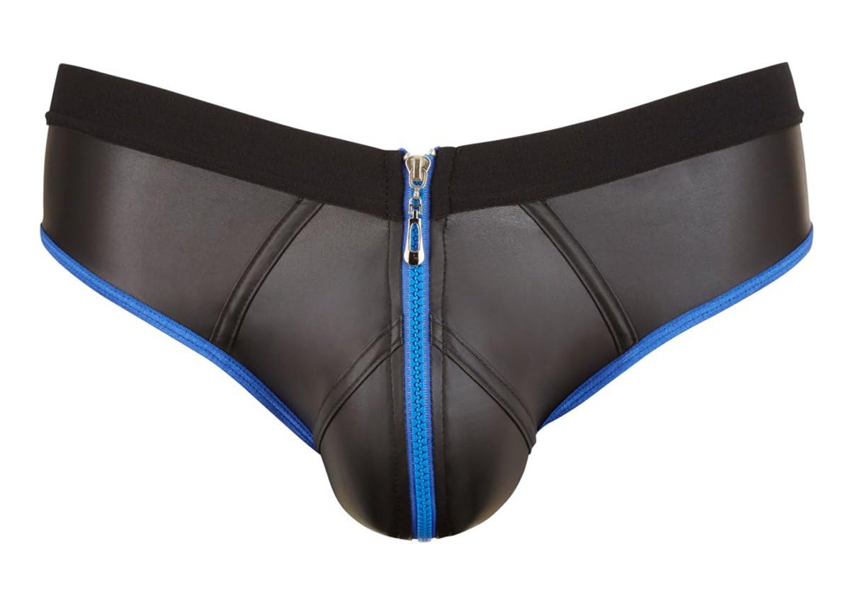 Svenjoyment Underwear Men's Jock, Large, Black/Blue