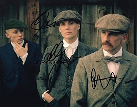 Foto mit Autogrammen von Peaky Blinders Schauspielern, Limited Edition