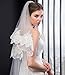 EllieHouse Women's Custom Made Long 2 Tier Wedding Bridal Veil With Free Comb White E74