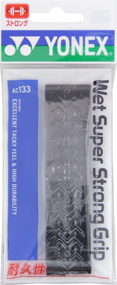YONEX(ヨネックス) ウェットスーパーストロンググリップ AC133 (007)ブラック商品画像