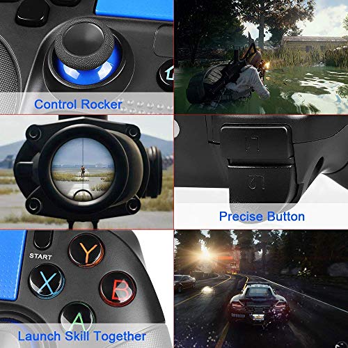 Controlador-para-iOS-PowerLead-Inalmbrico-Mando-de-juego-Gamepad-Compatibilidad-con-iOS-y-Android-iPhone-iPad-Samsung-Galaxy-Otro-telfono-Juego-directo