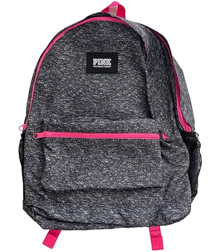 black leather victoria secret pink backpack Victoria's Quilted Puffer (Black) Victoria Secret Pink Mini Backpack