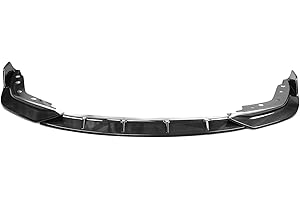 IKON MOTORSPORTS Front Bumper Lip Compatible with 2019-2022 BMW 3 Series G20 M Sport M340i, ikon Style Carbon Fiber Print Chin Spoiler Air Dam Splitter