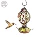 Best Home Products Hummingbird Feeder with Perch - Blown Glass Feeders | Rainbow Treat