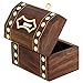Shalinindia Indian Coin Bank Money Saving Box - Banks for Kids & Adults - Wood Vacation Piggy Bank