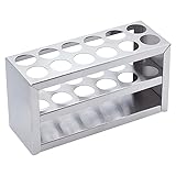 UNICRAFTALE Stainless Steel Test Tube Rack 12 Holes