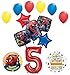 Mayflower Products The Ultimate Spider-Man 5th Birthday Party Supplies and Balloon Decorations