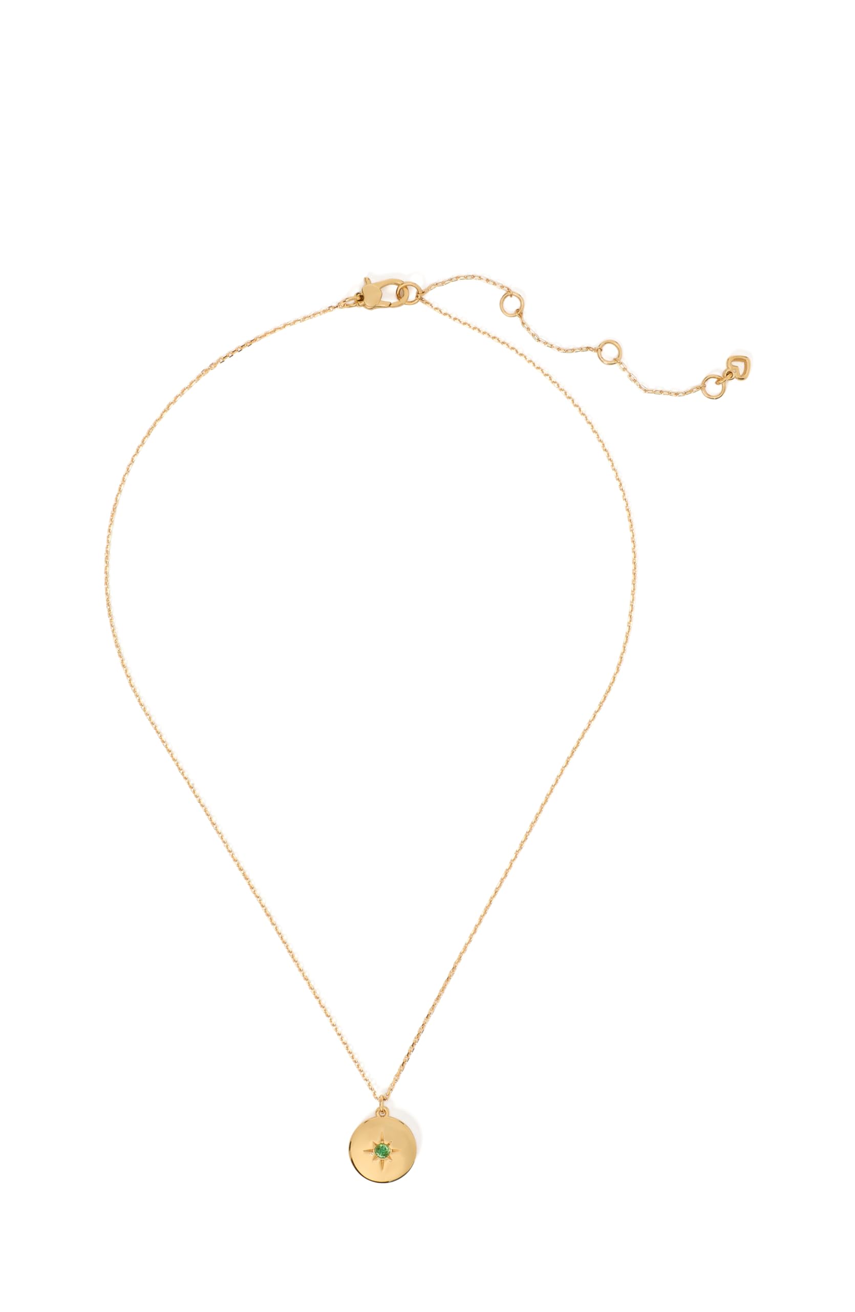 kate spade new york The Color Spark Collection Medallion, Green/Gold, One Size