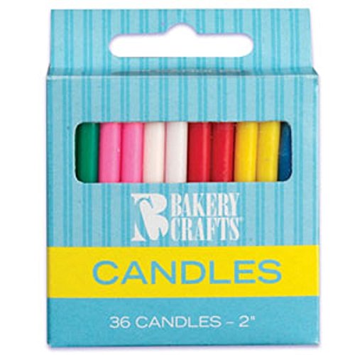 Oasis Supply Plain Birthday Candles, 2Inch Kitchen & Dining