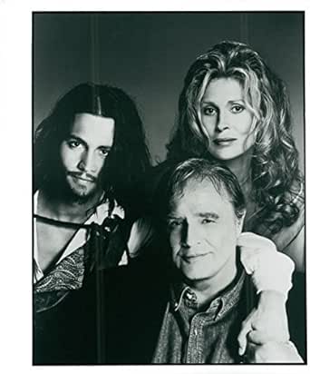 Amazon.com: Vintage photo of Johnny Depp, Marlon Brando and Faye