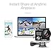 Dragon Touch Vision 3 4K Sports Action Camera Ultra HD 30m Underwater Waterproof WiFi 16MP DV Camcorder 170 Degree Wide 2 inch LCD Screen/Remote Control/ 2 Rechargeable Batteries/ 19 Mounting Kits
