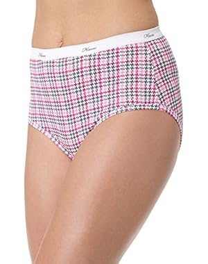 Women's 4Pack Assorted Cotton Briefs Ladies Panties Underwear 11
