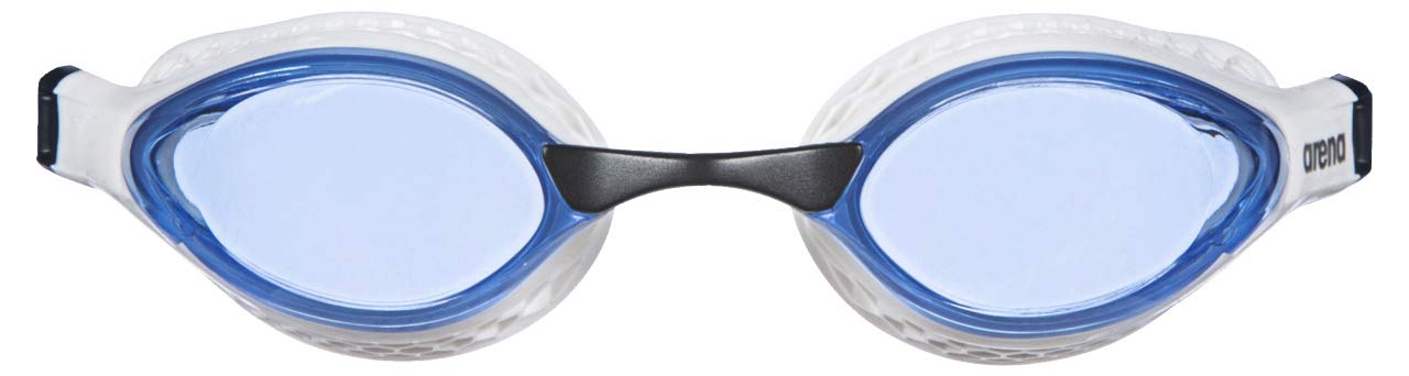 arena Air-Speed Unisex Adult Race Swimming Goggles, Standard Pool Goggles with Wide Anti-Fog Lenses, UV Protection, 3 Interchangeable Nose Bridges, Air Seals