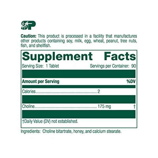 Standard Process Choline Liver Support, Gallbladder Support, and Nervous System Supplement
