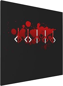 Canvas Prints Wall Art Paintings(20x20in) Bloodborne Hunters Mark Pictures Home Office Decor Framed Posters & Prints