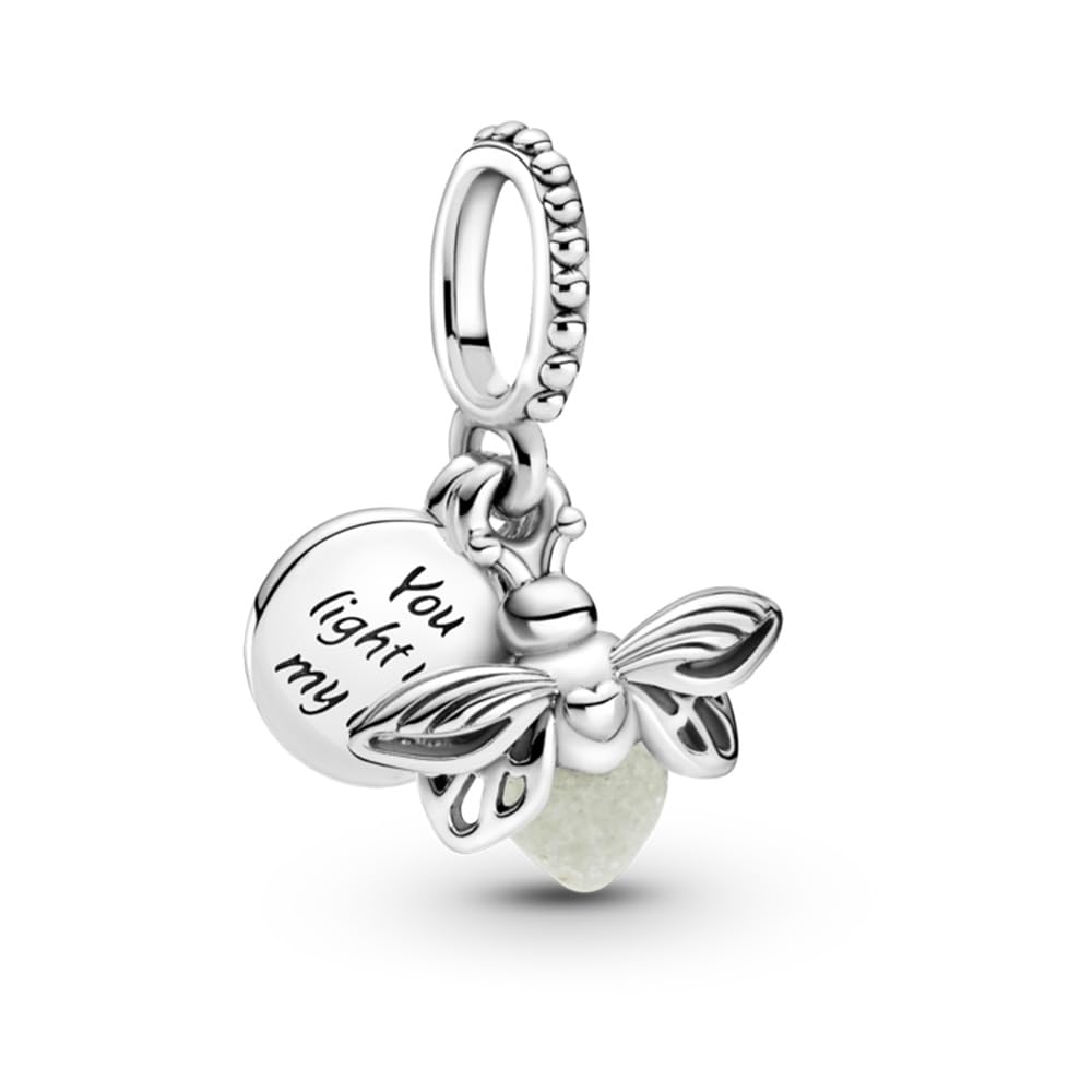 Pandora Glow-in-the-dark Firefly Dangle Charm- No Box