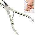 Camila Solingen CS12 Professional 4" Fingernail Toenail Nipper/Clipper/Cutter for Manicure/Pedicure. Heavy Duty Precision Super Sharp Curved Stainless Steel 15mm Blade from Solingen Germany (Silver)