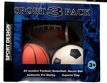 Sport Design Perfect Size - Toddlers 3 Pack Ball Set