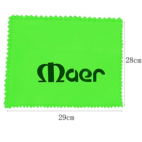 5pcs 28x29CM Microfiber Cleaning Polishing Polish Cloth for Musical Instrument Guitar Violin Piano Clarinet Trumpet Sax Universal