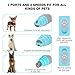 keepwe Pet Nail Grinder Electric Paw Trimmer Clipper Portable & Rechargeable Gentle Painless Paws Grooming Trimming Shaping Smoothing Ultra Quiet pet Nail Grinder (Blue)