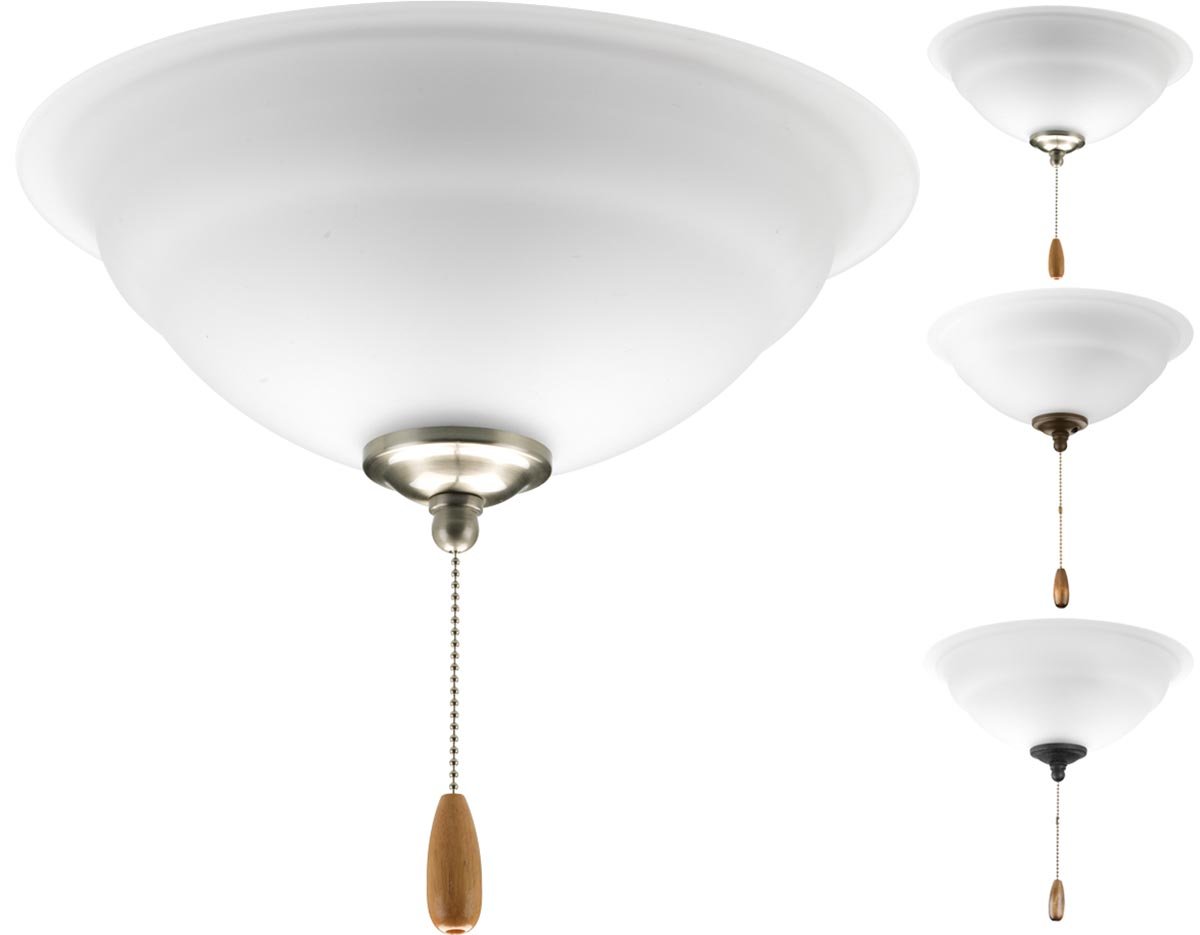 Best Progress Lighting Torino Collection 3-Light Ceiling Fan Light