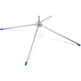 Blulu 1 Pcs Feather Flag Stand Cross Base for Tear Drop Flags, Adjustable | Free Spin X-Base, Non-slip Feet Mount Portable Flagpole Feather Flag Stand for Banners Indoors Outdoors Commercial Displays
