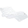 FUNBOY Giant Super Clear Chaise Lounger Pool Float, 1-2 Person Size