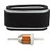 Hipa 11013-2110 Air Filter Fuel Filter for Kawasaki FC400V FC420V John Deere M97211 M74285 LX172 LX176 GT242 170 175 240 245 Lawn Mower Gravely 21391300 primary