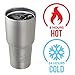 Livin' Well 30oz Tumbler Rambler Mug Set with Handle, Lid and Stainless Steel Straws – Double Walled & Vacuum Sealed To Keep Drinks Cold for 24 Hours – Blue