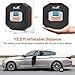 Portable Air Compressor Pump/12V DC Digital Tire Inflator, Automatic Shut Off at Preset Pressure, 3 Way Safety LED Lights Ideal for Car, Bicycle, Motorcycle, Balls