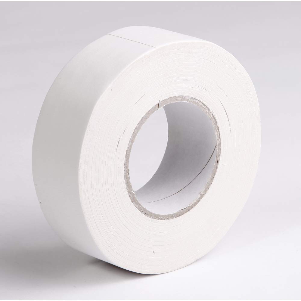 Clairefontaine - Ref 97044C - Banded Fibre Tape (Single Roll) - 50mm x 50m Size, 280 Microns Thick - Suitable for Covering Nails on Canvas Boards - White